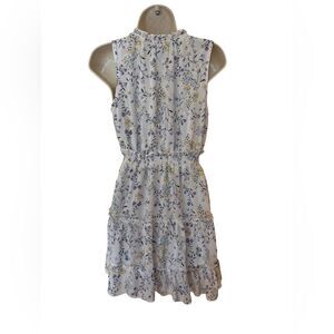 Blu Pepper Boho embroidered floral ruffle dress
